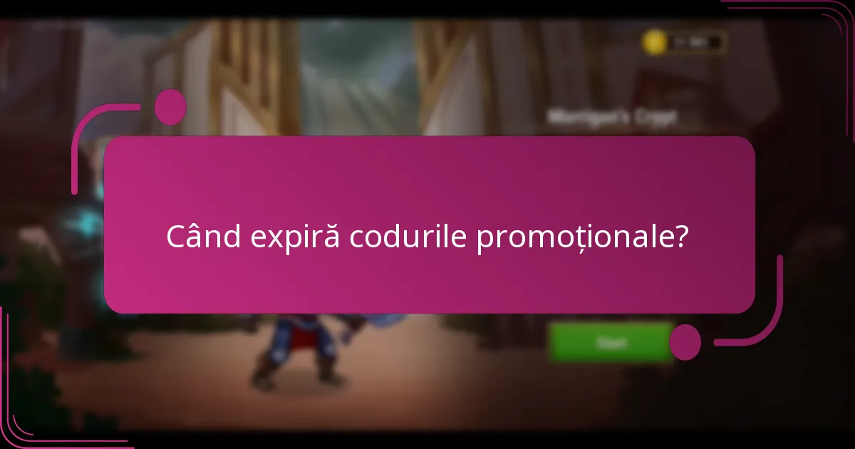 Când expiră codurile promoționale?