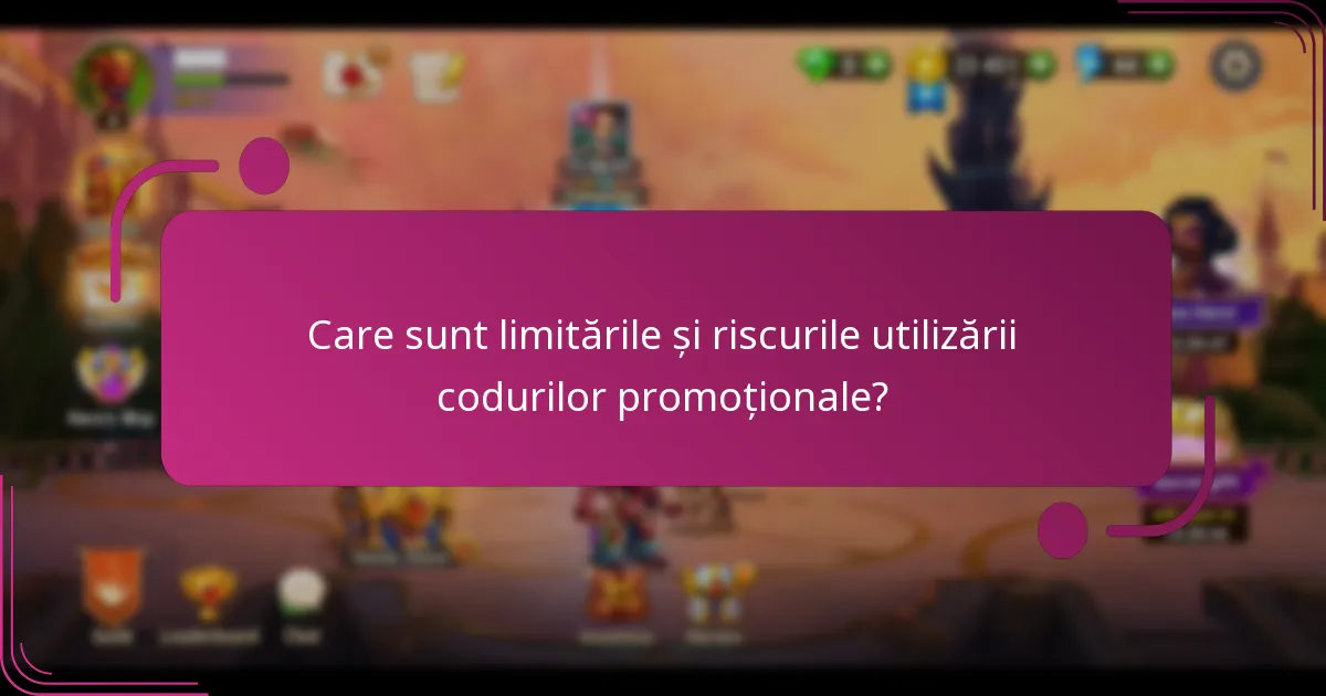 Care sunt limitările și riscurile utilizării codurilor promoționale?
